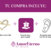 Amor Eterno - Anillo Corazón Espiga / Oro 10k Sólido - Imagen 9