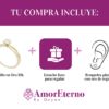 Amor Eterno - Anillo Kanna / Oro 10k Solido - Imagen 8