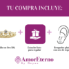 Amor Eterno - Anillo Corona Leslie / Oro Sólido 10k - Imagen 8