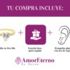 Amor Eterno - Anillo Corazón Amber / Oro 10k - Imagen 8