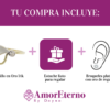 Amor Eterno - Anillo Corazón Bisel Giselle / Oro 14k Sólido - Imagen 9