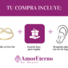 Amor Eterno - Anillo Infinito Con Diamantes / Oro Sólido 14k - Imagen 9