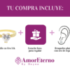 Amor Eterno - Anillo Corazón Amber / Oro 14K - Imagen 8