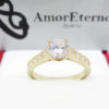 Amor Eterno - Solitario Hermoso / Collin / Oro 14k Solido - Imagen 5
