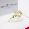 Amor Eterno - Anillo Corazón Flechado / Oro Sólido 10k - Imagen 4