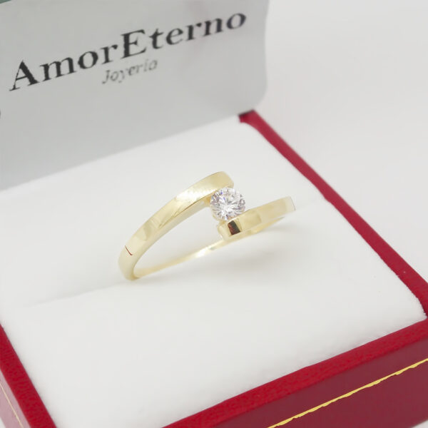 Amor Eterno - Anillo Clío / Oro 10k Sólido - Imagen 5