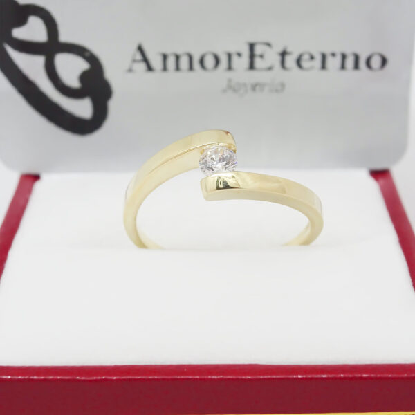 Amor Eterno - Anillo Clío / Oro 10k Sólido - Imagen 6