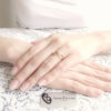 Amor Eterno - Anillo Infinito Grande / Oro Solido 14k - Imagen 8