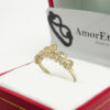 Amor Eterno - Anillo Corona Ingrid - Oro Solido 10k - Imagen 6