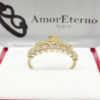 Amor Eterno - Anillo Corona Ingrid - Oro Solido 10k - Imagen 5