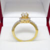 Amor Eterno - Anillo Corona Beatriz / Oro Sólido 10k - Imagen 4