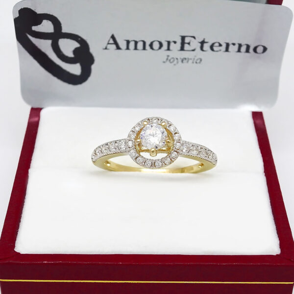 Amor Eterno - Anillo Corona - Beatriz - Oro Solido 14k - Imagen 6