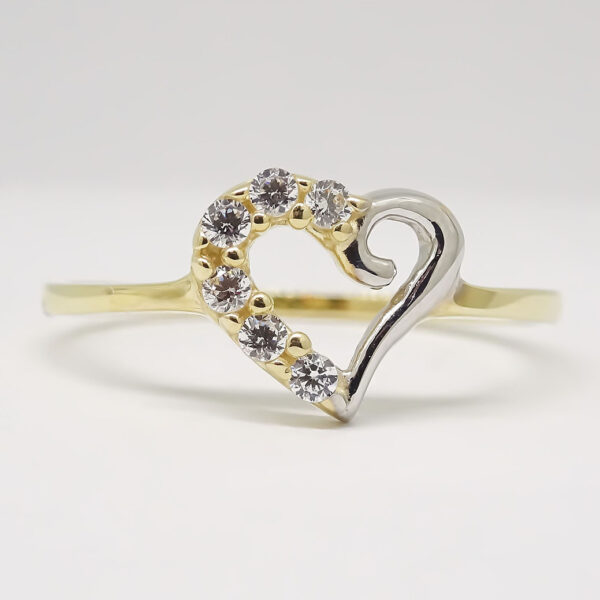 Amor Eterno - Anillo Corazón Luriga / Oro 14k - Imagen 3