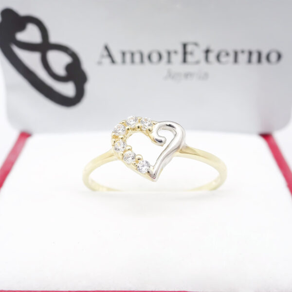 Amor Eterno - Anillo Corazón Luriga / Oro 14k - Imagen 5