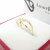 Amor Eterno - Anillo Corazón Colgante / Oro Sólido 14K - Imagen 6