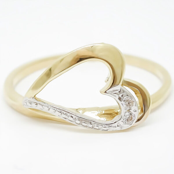 Amor Eterno - Anillo Love Ada - Oro Solido 14K - Imagen 2