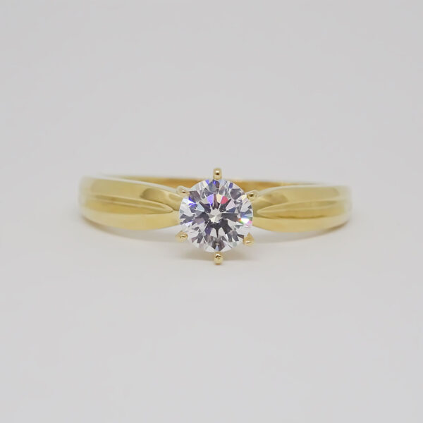 Amor Eterno - Solitario Hermoso / Kanna / Oro 14k Sólido - Imagen 3