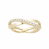 Amor Eterno - Anillo Infinity Diamond / Oro Sólido 10k