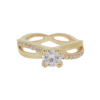 Amor Eterno - Anillo Infinity Universe / Oro 14k Solido