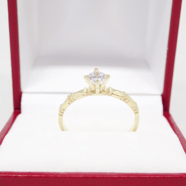 Amor Eterno - Anillo Nature / Oro 10k Sólido - Imagen 4