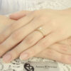 Amor Eterno - Anillo Solitario / Nevada / Oro 10k Solido - Imagen 7
