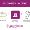 Amor Eterno - Anillo Rombo / Oro Sólido 10k - Imagen 8