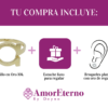 Amor Eterno - Anillo Omega / Oro 10k Sólido - Imagen 10