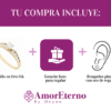 Amor Eterno - Anillo Solitario / Nevada / Oro 14k Solido - Imagen 8