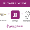 Amor Eterno - Anillo Ondulado / Oro Sólido 14k - Imagen 7