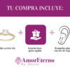 Amor Eterno - Anillo Round / Oro 14k Sólido - Imagen 7