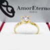 Amor Eterno - Solitario Hermoso / Reina / Oro 10k Solido - Imagen 5