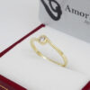 Amor Eterno - Anillo Paloma / Oro Sólido 14k - Imagen 5