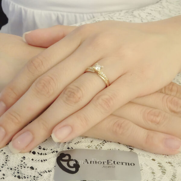 Amor Eterno - Anillo París / Oro 14k Sólido - Imagen 7