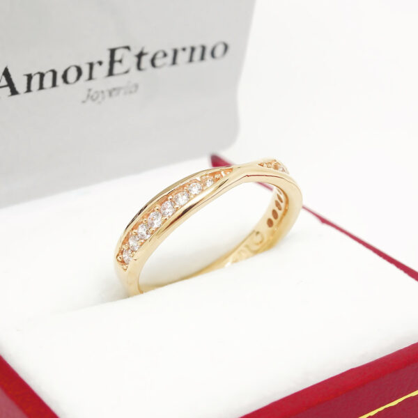 Amor Eterno - Anillo Marit / Oro 10k Sólido - Imagen 4