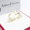 Amor Eterno - Anillo Marino / Oro 10k Solido - Imagen 5