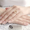 Amor Eterno - Anillo Omega / Oro 14k Sólido - Imagen 9