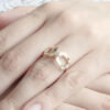 Amor Eterno - Anillo Marino / Oro 10k Solido - Imagen 8
