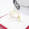 Amor Eterno - Anillo Pétalos / Oro 10k Sólido - Imagen 6