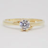Amor Eterno - Solitario Hermoso / Y* / Oro 14k Solido - Imagen 3