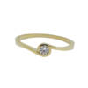 Amor Eterno - Anillo Paloma / Oro Sólido 14k