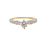 Amor Eterno - Anillo Glad / Oro Sólido 14k