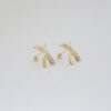 Amor Eterno - Broqueles Par Elegance X Aretes / Oro 10k - Imagen 5
