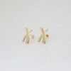Amor Eterno - Broqueles Par Elegance X Aretes / Oro 10k - Imagen 7