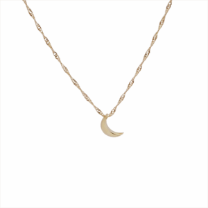 Amor Eterno - Dije Luna Basic / Oro Sólido 10k