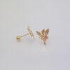 Amor Eterno - Broqueles Hada / Aretes Oro Sólido 10k - Imagen 6