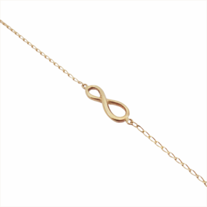 Amor Eterno - Pulsera Infinito / Oro Sólido 10k