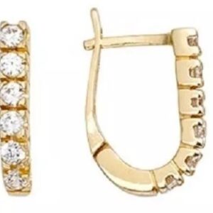 Amor Eterno - Arracadas / Aretes / Huggies Minna* Oro 10k